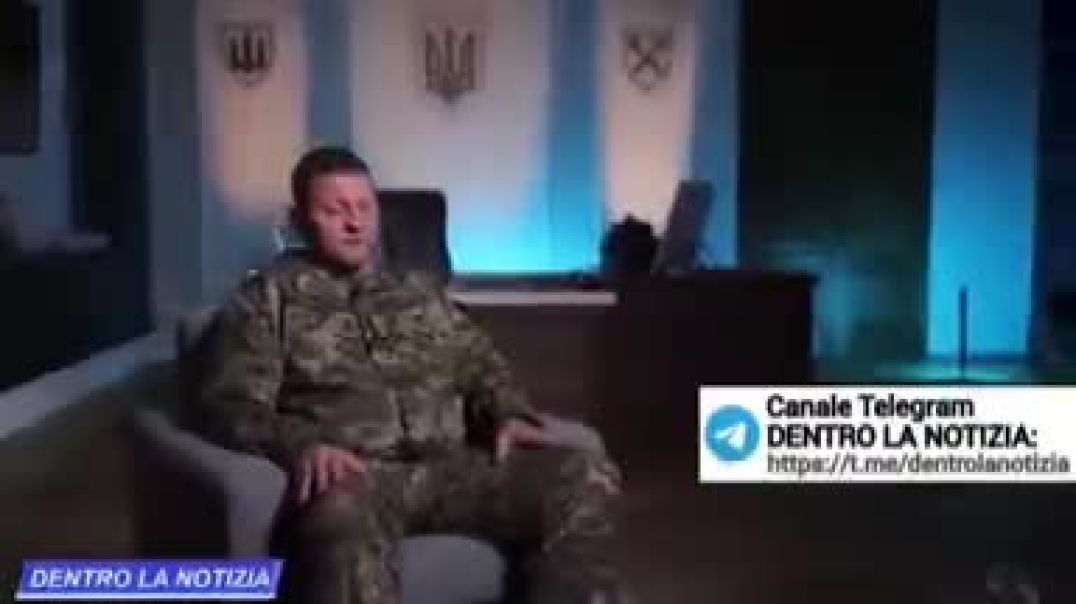 ⁣Il generale Zaluzhny, capo delle forze armate ucraine ammette la sconfitta